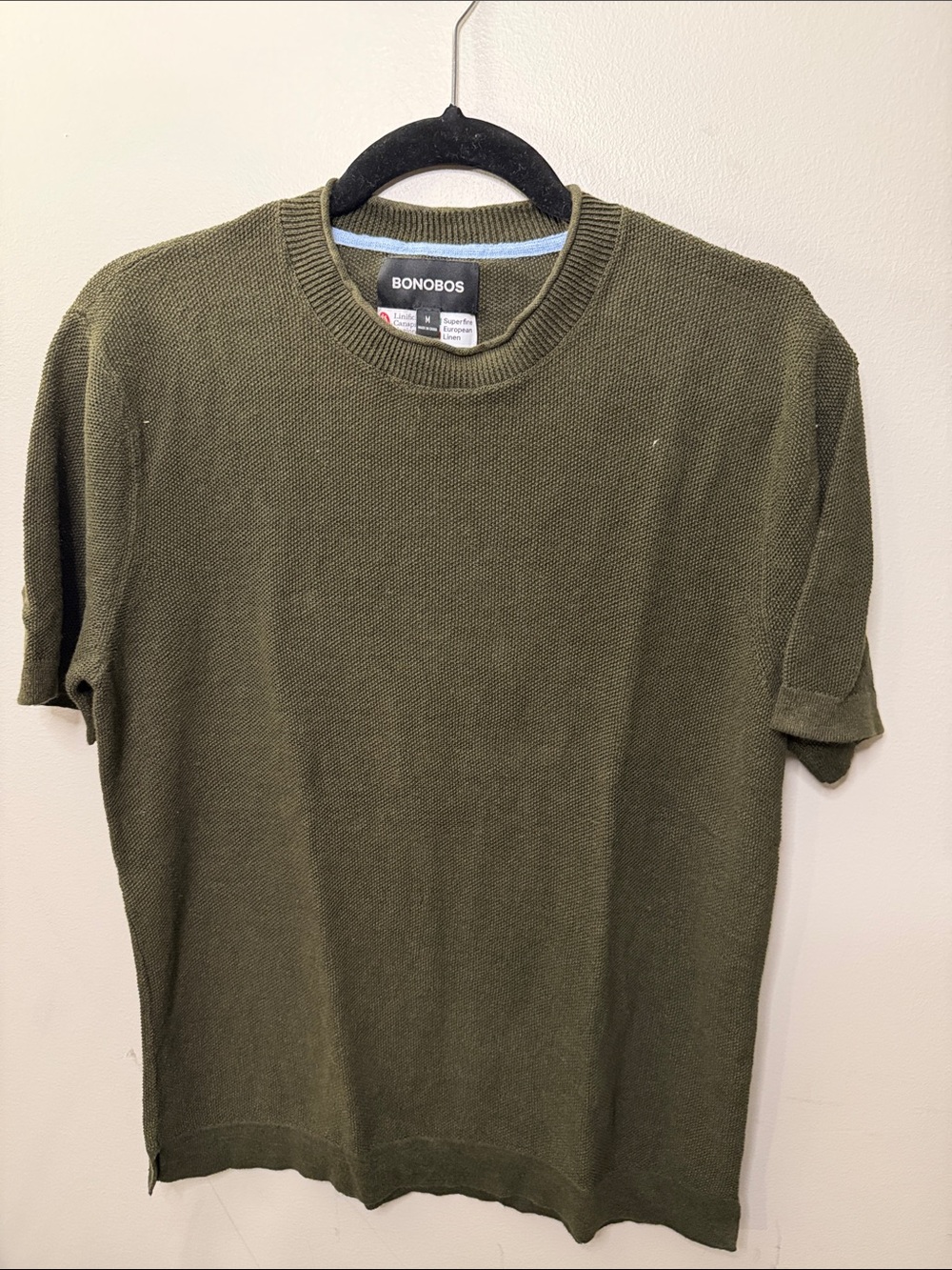 Bonobos Olive Short-Sleeve Knit Polo
